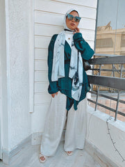 Wrap Up Satin Blouse