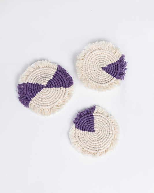 Coaster Macrame - Large - Set of 3