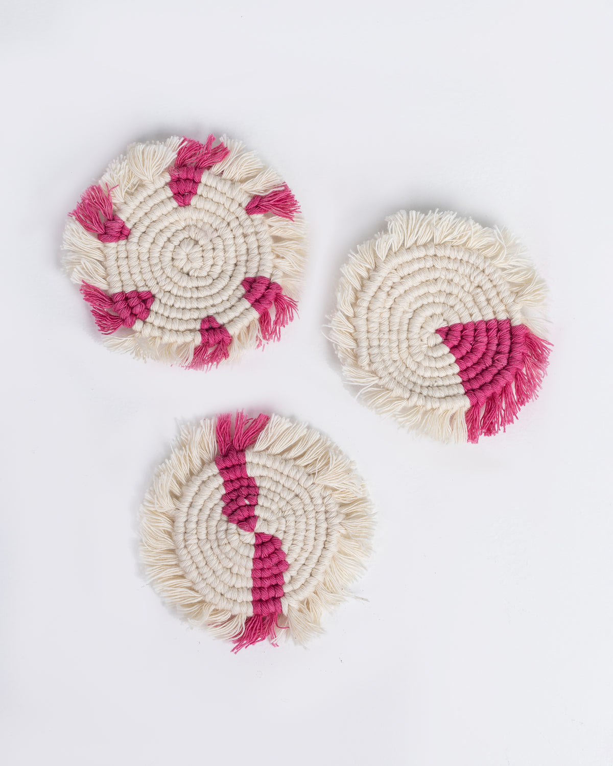 Coaster Macrame - Small - Set of 3