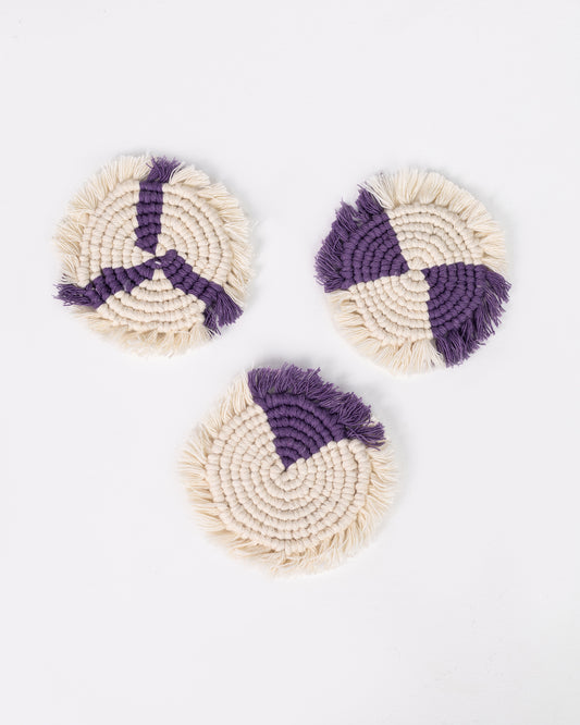 Coaster Macrame - Small - Set of 3