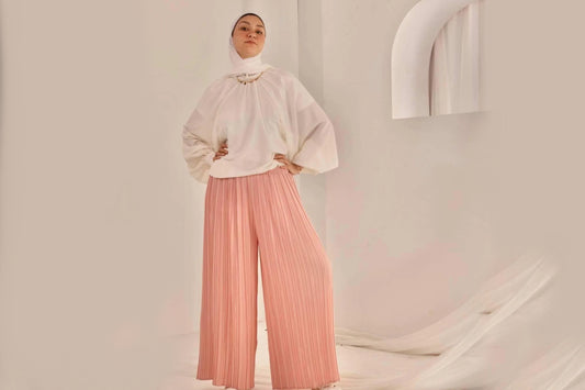 New Pleat Love Pants - Saumon