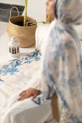 Blue Jay Scarf & Prayer mat set